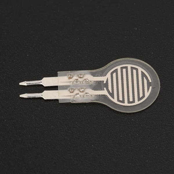 10 kg fleksibel tynnfilm-resistor trykkraftsensor 7,5 mm diameter