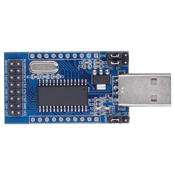 USB-portomvandlarmodul seriell parallell till UART IIC SPI TTL ISP EPP MEM-komponenter CH341A