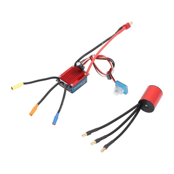 S2430 7200KV Børsteløs Motor 25A ESC til 1/16 1/18 RC Bil