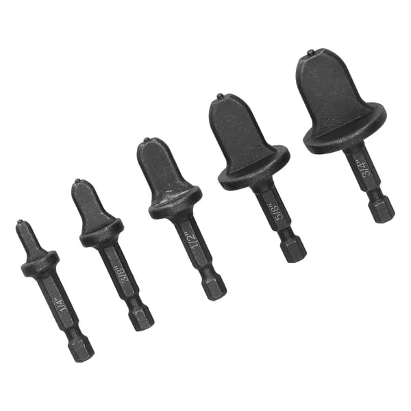 5 stk. Swagging Tool Borebit Metal Hex Skaft Aircondition Rør Flaring Rørudvider Sæt Kit