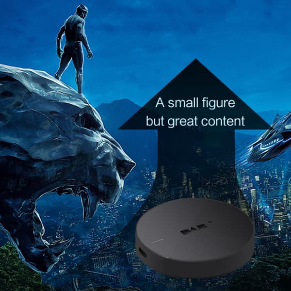 USB DAB+ Mottaker Forsterket Antenne Android 5.1 eller Senere