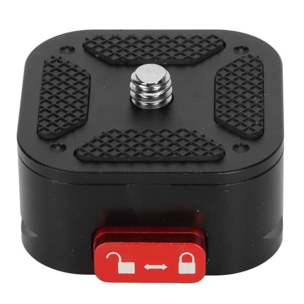 Mini Quick Release Plade 1 4 Skruehulholder til Kameramonitorer Stativer Mikrofoner