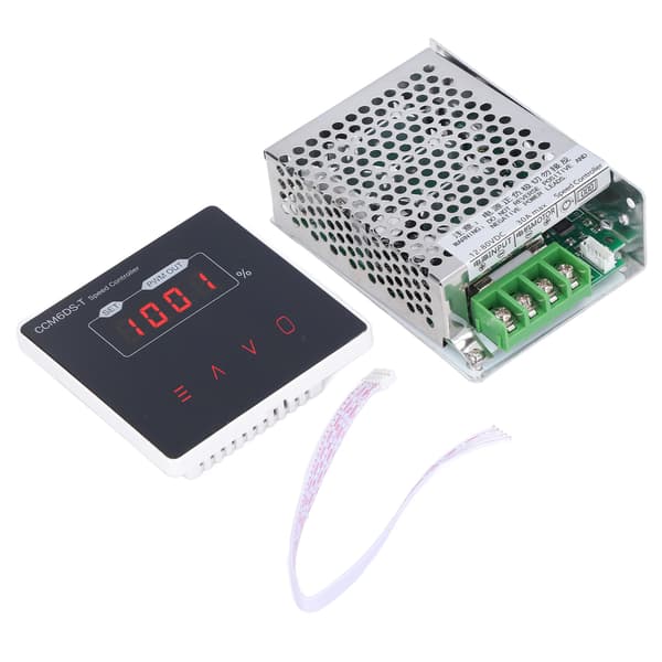 Digital Display Motorhastighedsregulator Aluminiumlegering Dæmpningskontakt DC 12V til 80V 30A
