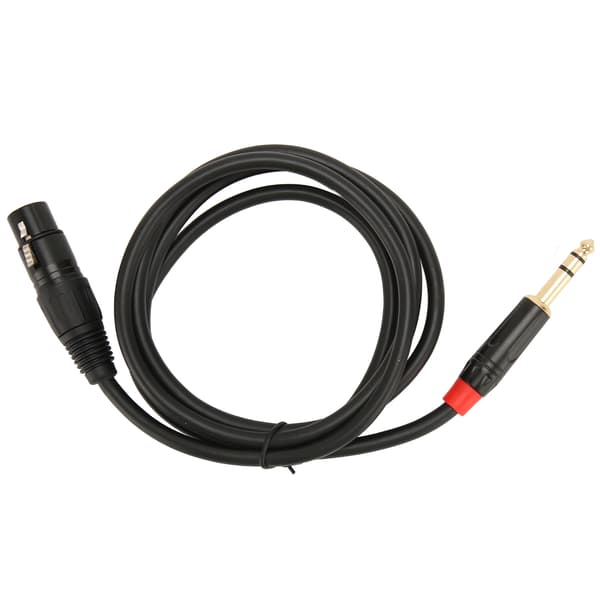 XLR hun til 6,35 mm kabel Lav støj interferensforebyggelse 1/4in lydkabel til mikrofonmixer 1,5 m