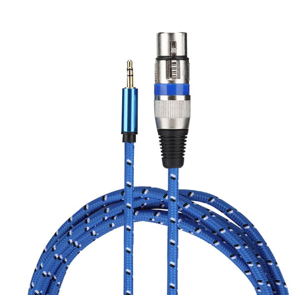 3,5 mm Stereo till XLR Hona Ljudkabel Adapter Patchkabel 3 Meter
