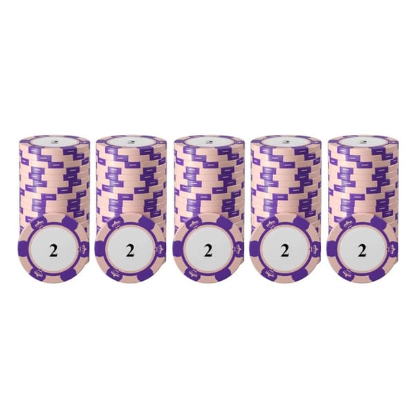 20 st Professionella Pokerchips Set Tydlig Utskrift Stora Siffror Spelräkningsbrickor för Brädspel
