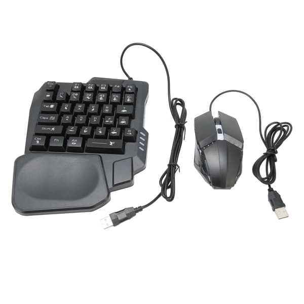 4 i 1 Mobil Gaming Combo Android iOS Spilcontroller Tastatur Mus Konverter