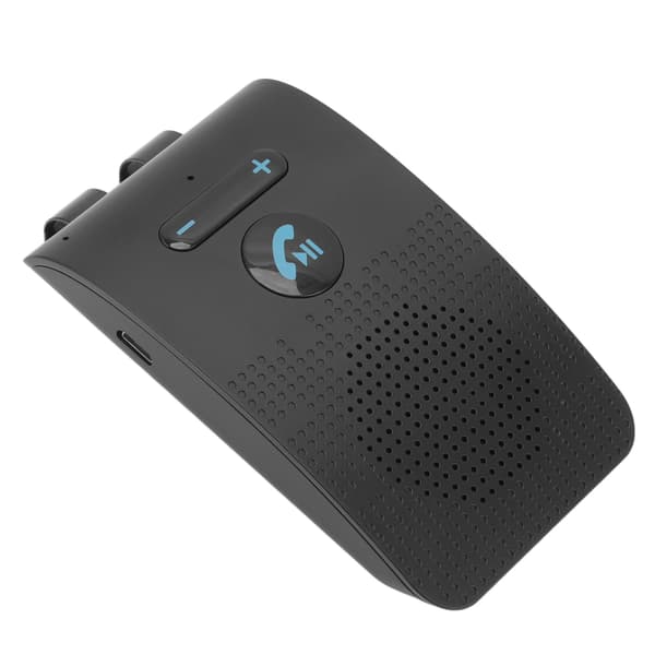 Bluetooth solskjerm høyttalertelefon trådløs handsfree MP3-mottakeradapter med klips bak