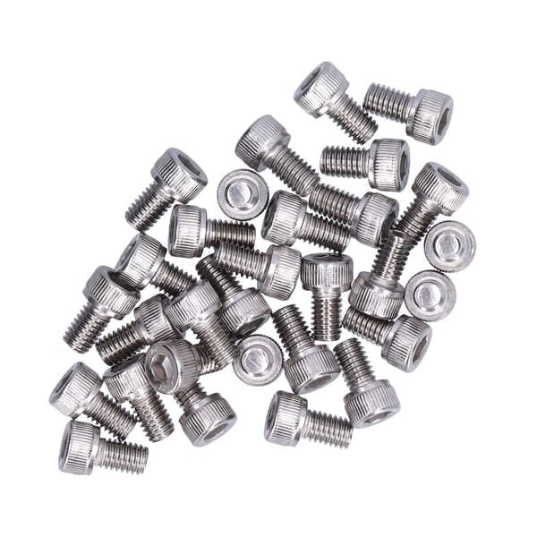 30 stk. M6x16 304 Rustfrit Stål A2-70 Hex Socket Cap Hoved Bolte DIN 912