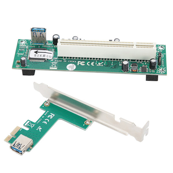 PCIE Express til PCI Adapter Netværkskort Controller ASM1083 4 Pin Stik Mini