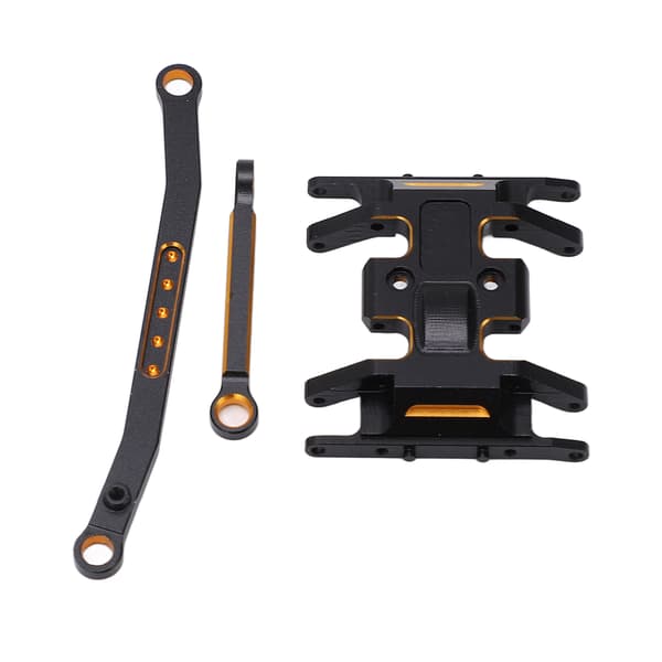 Axial SCX24 1 24 RC Bil Aluminiumslegering Styregirkasse Base Senter Skid Plate Monteringssett