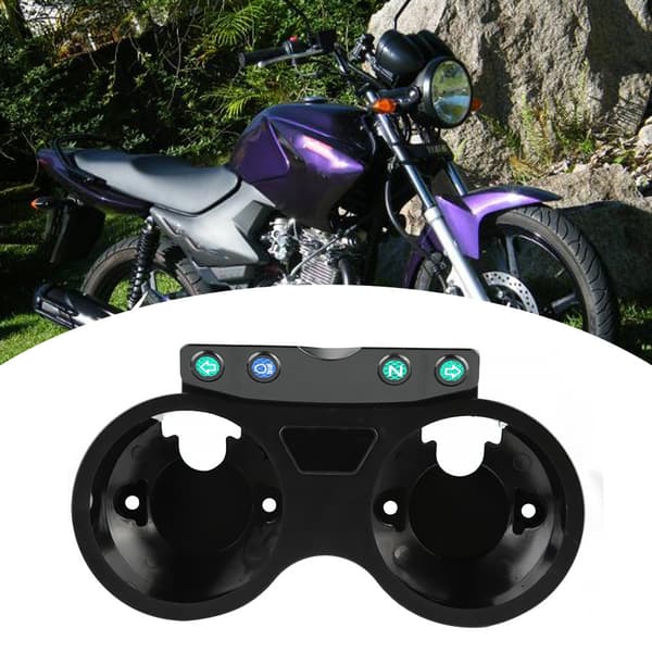 Sort Speedometer Odometer Nedre Meter Dæksel til Yamaha YBR 125 ED 2005-2009
