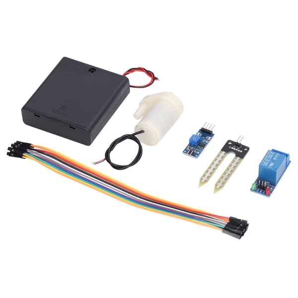 DIY Automatisk Vanningssystem Elektronisk Vanningssett Jordfuktighetssensor Pumpemodul