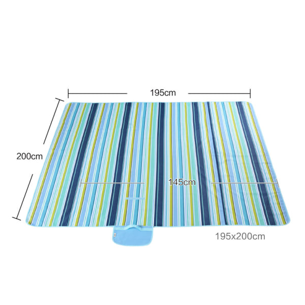 Piknikmatto Kosteudenkestävä matto Oxford Cloth 145*200cm Lily