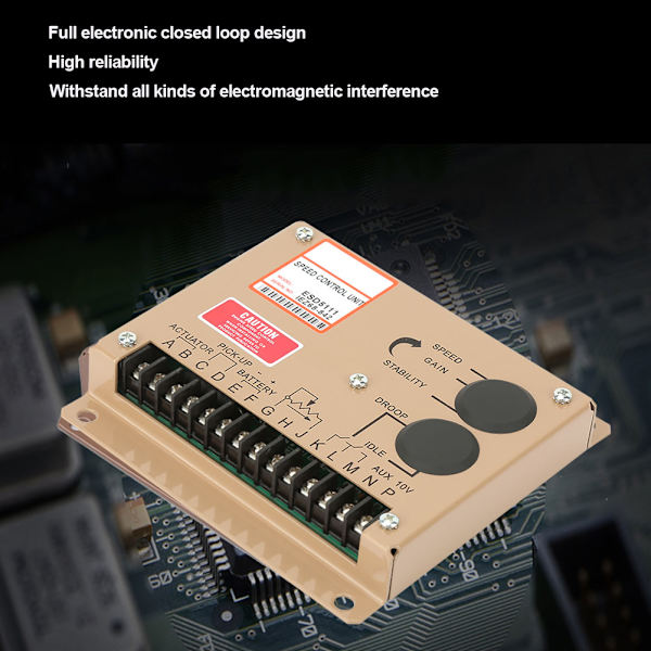 ESD5111 Elektronisk motorvarvtalsregulator Justerbar motorvarvtalsregulator Generator