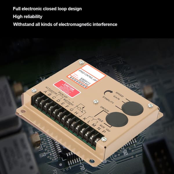 ESD5111 Generator Elektronisk Motor Hastighetskontroller Justerbar Motor Hastighetsregulator Kort