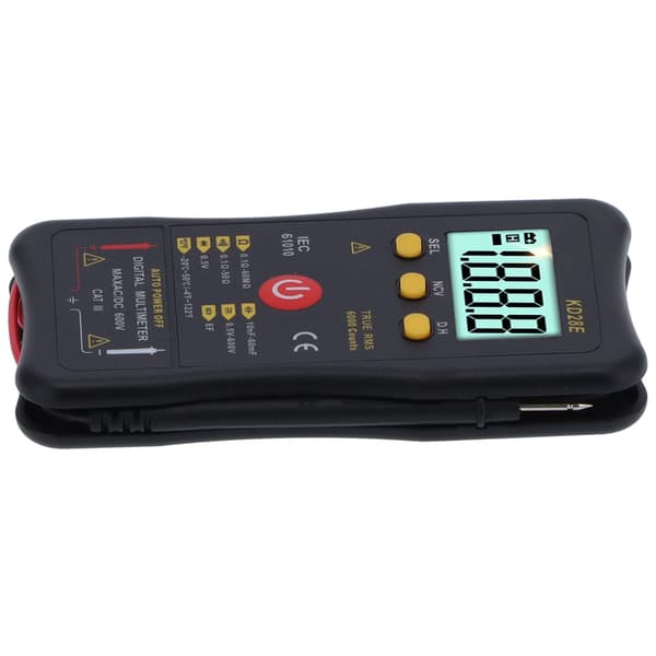 KD28E Multifunksjon Digitalt Multimeter True RMS Berøringsfri Spenningstester Dataoppbevaring Bærbar Voltmeter