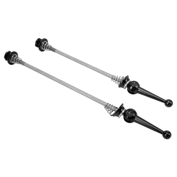 CANSUCC 2 stk. Cykelhjul Spyd Aluminium Legering Quick Release Titanium Stang til Mountain Road Bikes Sort