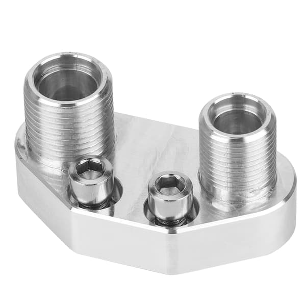 Sanden SD7B10 7176 AC-kompressorin sovitinliitin, kiillotettu viimeistely