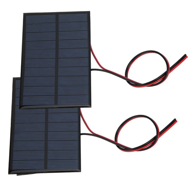 2st Mini Solpanel Modul System Laddare 5V 250mA Batteri med 30cm 11.8in Kabel