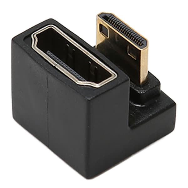 Mini HD til HD Adapter 180 Grader Han til Hun 8K 60Hz 48Gbps Transmission til PC TV Projektor