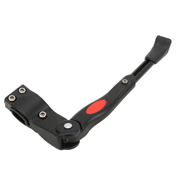 Justerbart cykelstöd i aluminiumlegering, sidostöd, stabil säkerhet, svart