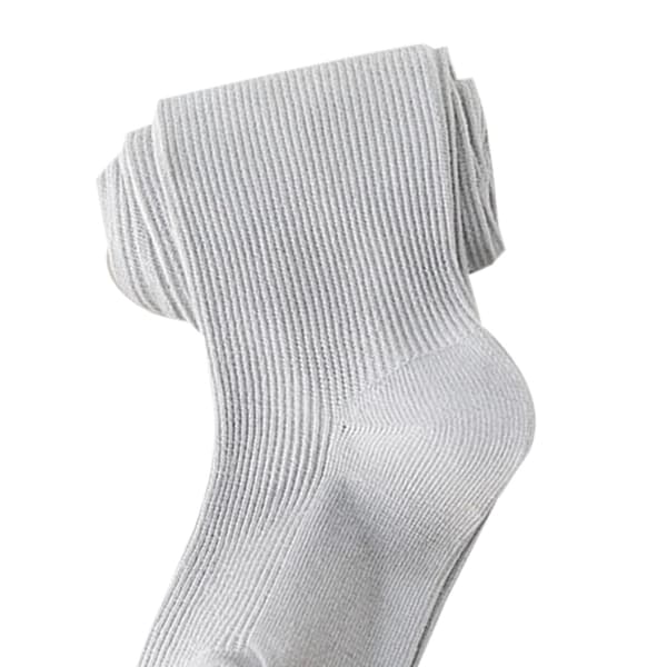 Stribede bløde leggings i bomuld til piger, grå, størrelse S