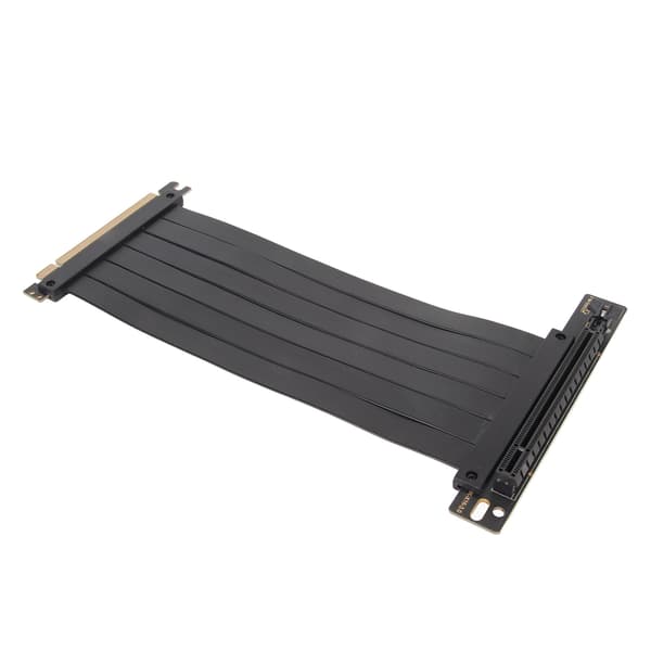 PCIE 3.0 X16 Riserkabel 90 Grader Højhastigheds Fleksibelt Forlængerkort 30cm 11.8in Sort