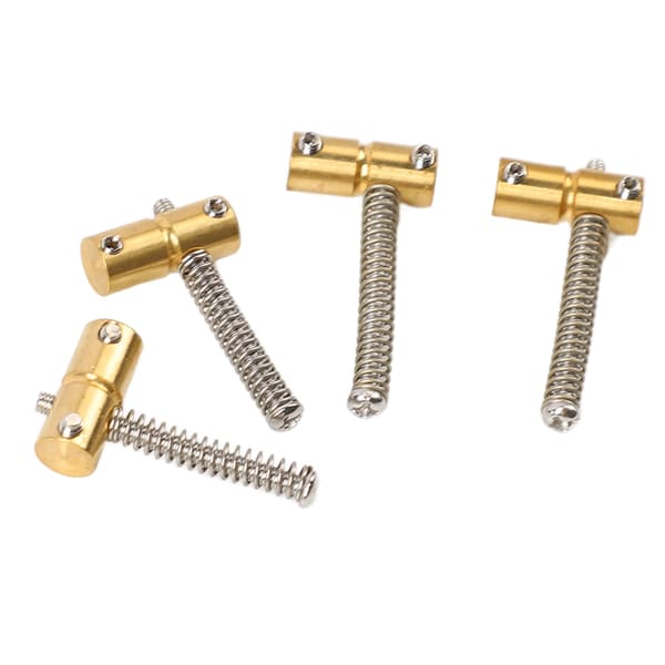 4 st gitarrstall sadel mässing 4 strängar sadlar set kit instrumenttillbehör för ersättning