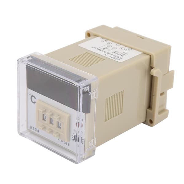E5C4-R Digital temperaturregulator termostat med K-typ termoelementprob
