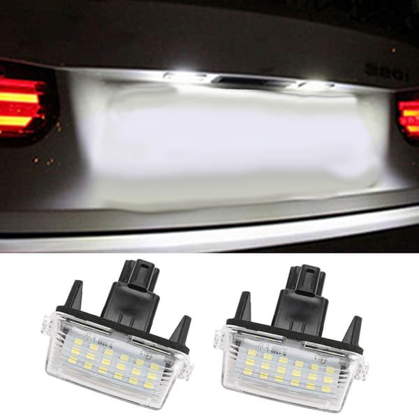 1 Par LED Nummerplåtslampa Passar Toyota Corolla 2014