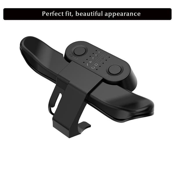 PS4 Controller Gamepad Bakre Knapp Joystick Tillbehör med Turbo Key Adapter