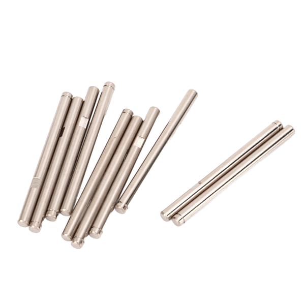 10 stk. 52,7 mm rustfrit stål 4 mm diameter børsteløs motoraksel til RC bil båd fly