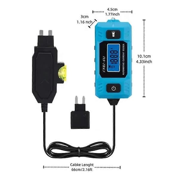 Bilkretsprøver - Maks-48V Bilstrøm- og sikringstester - Feilsøkingsverktøy for bildiagnostikk Blue 2pcs