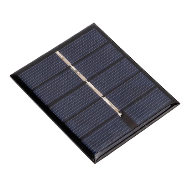 2 stk. 0,5W 2,5V Bærbar Polysilisium Solcellepanel Lader for Lavenergienheter
