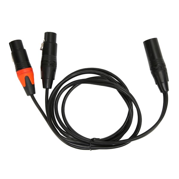 XLR Han til Dobbelt XLR Hun Y Splitter Kabel til Mikrofon Mixer Equalizer Orgel Forstærker