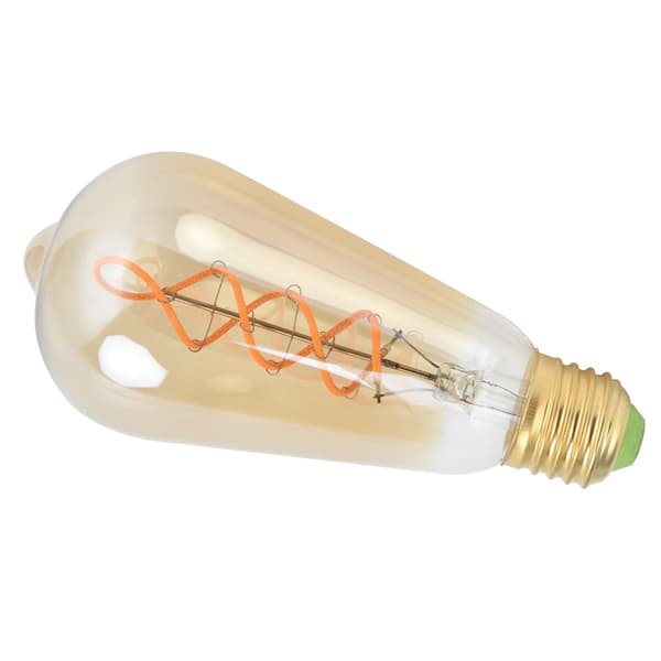 Dimbar LED-pære 4W E27 Varmt Lys 110V Transparent Glass Høy Lystransmisjon