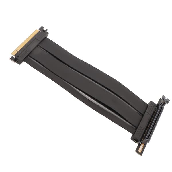 PCIE 4.0 X16 Riserkabel 90 Grader Højhastigheds Fleksibel Forlænger til PCIE 3.0 Grafikkort