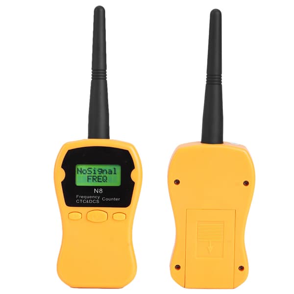 N8 Bærbar Radiofrekvenstæller Meter Walkie Talkie med CTCSS DCS Dekoder til Bil Marine Orange