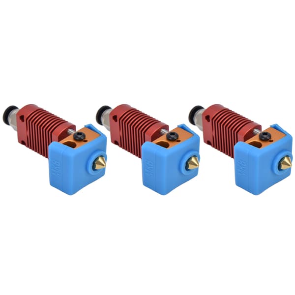 Ekstruder Hotend Kit Aluminiumlegering Messing 3D Printerdele med dyser til Ender 3 Pro