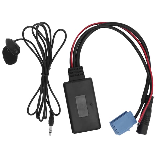 Mini ISO 8Pin Bil Stereo Mikrofon med Bluetooth 5.0 Ledningsadapter til Mobiltelefon Tablet MP3