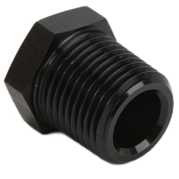 1/4in NPT Han til 1/8in NPT Hun Reducer Adapter Sort Fitting Biltilbehør