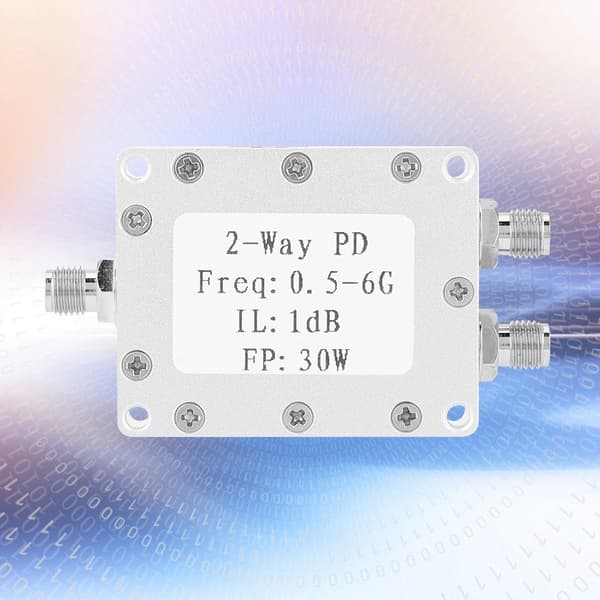 0,5-6GHz 30W 2-vejs RF-effektdeler-modul