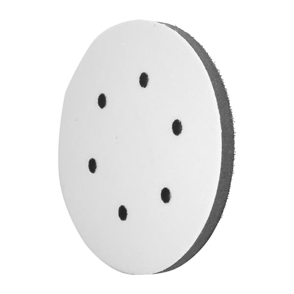 150 mm diameter blød buffer svampe-interfacepude til slibepuder (6 huller)