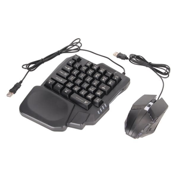 Halv Hånds Gaming Tastatur og Mus Combo Kablet Konverter til Android Harmony iOS 10.0 til 13.3