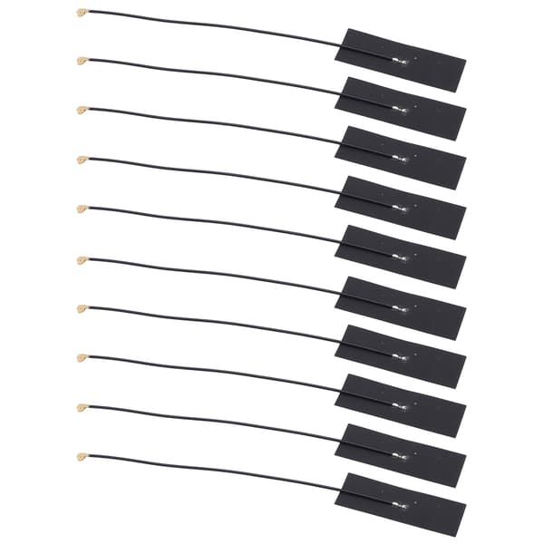 10 stk. IPEX 433MHz 5dBi RG1.13 5W FPC Soft Board Intern Antenne til Drone Data Transmission Modul