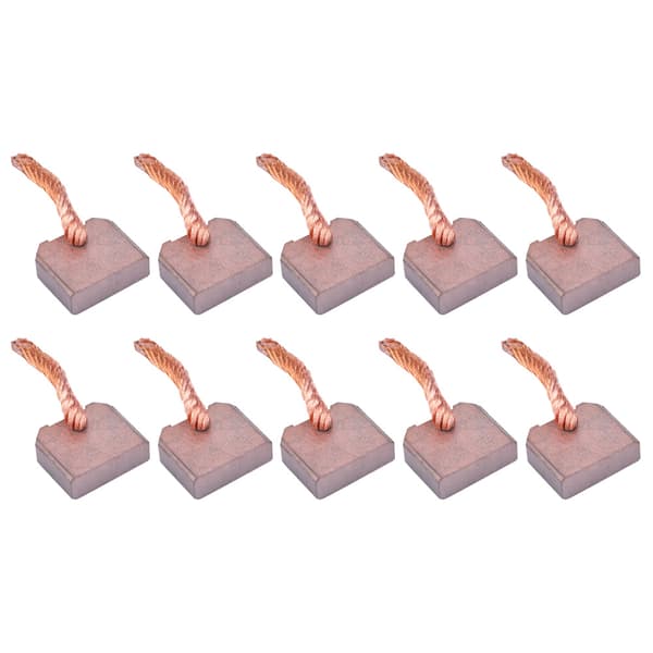 10 stk. erstatningssett for karbonbørster for FT-128 bilstartmotor J458 8x25x21mm