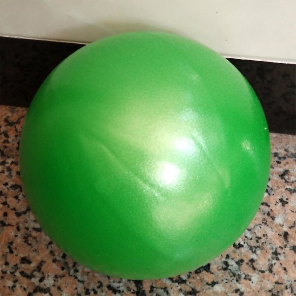 Liten boll för pilates, stabilitet boll mini yoga boll för kvinnor träning fitness fysioterapi Green