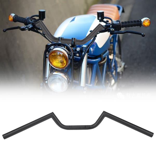 Universal Motorcykel Refit Tracker Styr Drag Bar Udskiftningsdel (Sort)