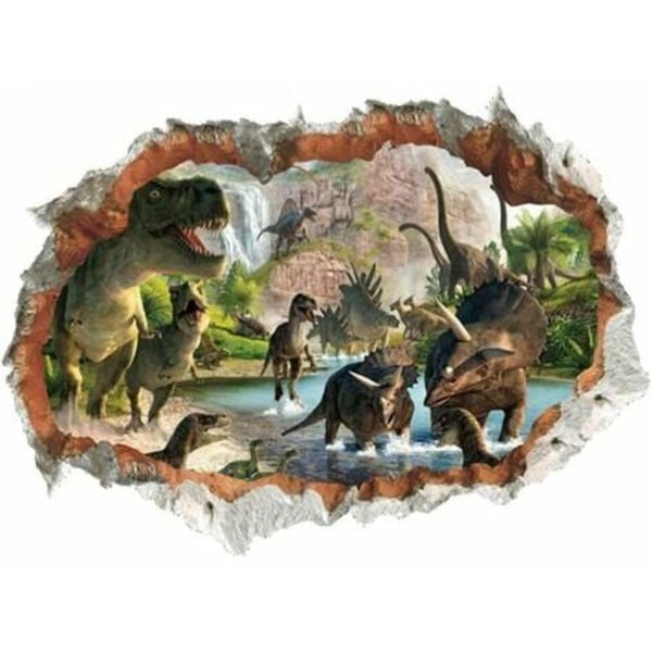 3D Dinosaur Wall Sticker, Kids Dinosaur Boy Wall Stickers, 3D Dinosaur Poster,Dinosaur Poster,3D Wall Stickers Kids Room